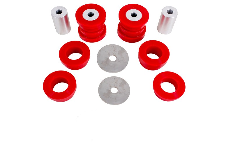 BMR 15-23 S550 Mustang Rear Cradle Bushing Kit (Polyurethane) - Red - BK047