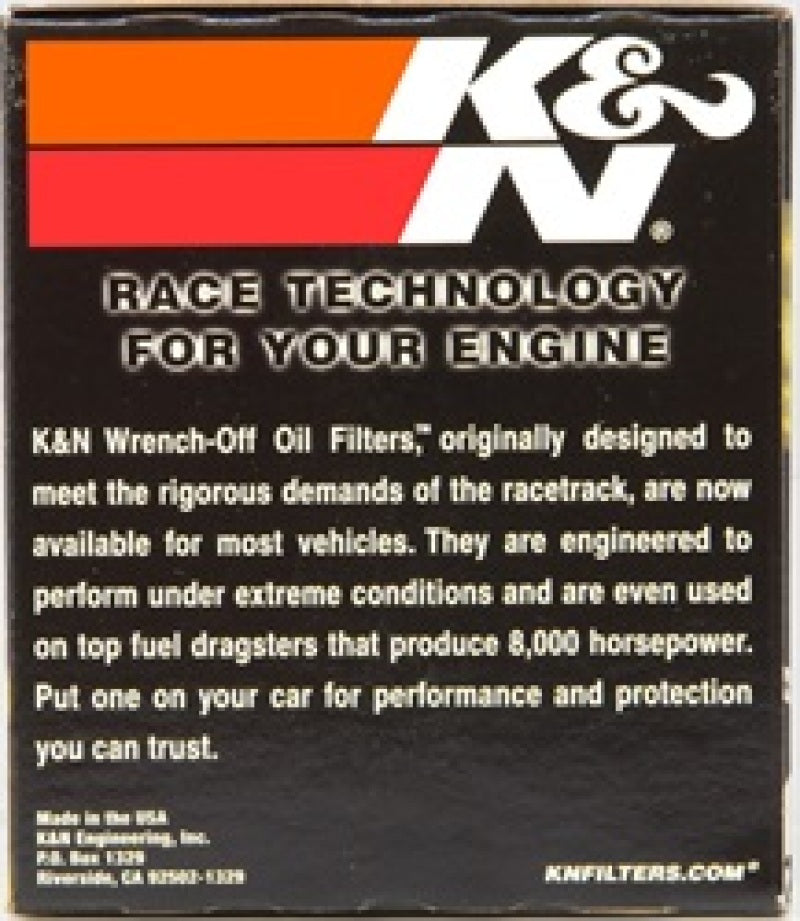 K&amp;N Oil Filter OIL FILTER; AUTOMOTIVE