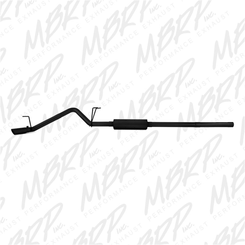 MBRP 09-14 Dodge Ram 1500 5.7L Cat-Back Single Side AL - Black - S5142BLK