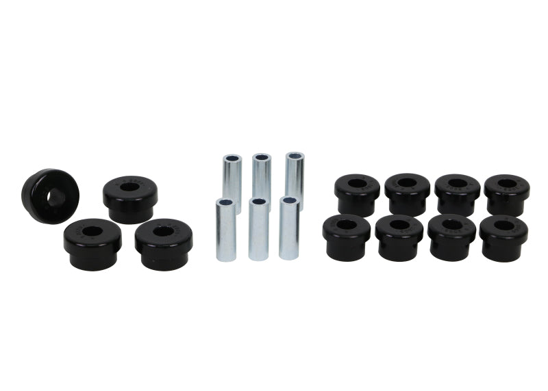 Whiteline Plus 88-00 Honda Civic / 88-9/95 CRX Rear Control Arm - Lower Inner &amp; Outer Bushing Kit - W62005