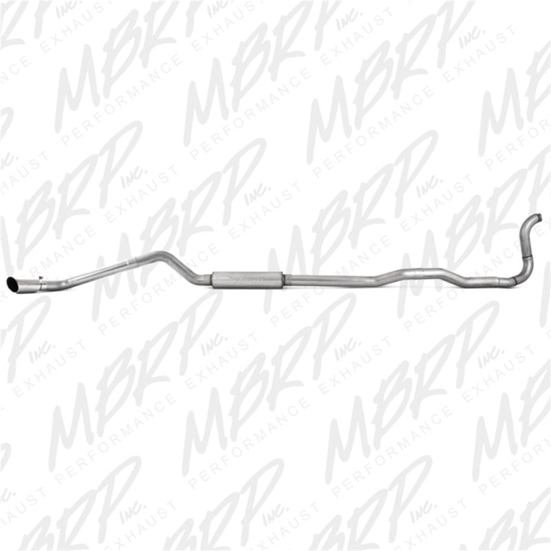 MBRP 88-93 Dodge 2500/3500 Cummins 4WD ONLY Turbo Back Single Side Exit Alum Exhaust System - S6150AL