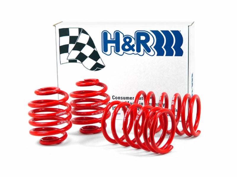 H&amp;R 85-91 BMW 325e/325i/325is E30 Race Spring (Non Cabrio/Tuner Fitment) - 50404-88