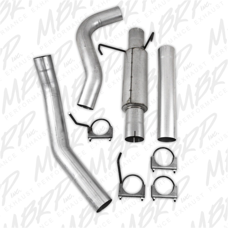 MBRP 2004.5-2007 Dodge 2500/3500 Cummins 600/610 Cat Back P Series Exhaust System - S6108P