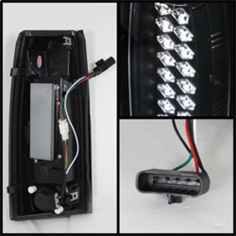 Spyder Chevy C/K Series 1500 88-98/Blazer 92-94 LED Tail Lights Blk ALT-YD-CCK88-LED-BK