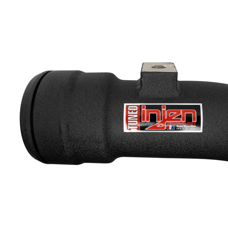 Injen 17-22 Ford F250/F/350/F-450/F-550 V8-6.7L Turbo Diesel Wrnkl Blk Intercooler Cold Side Piping - SES9004ICPCWB