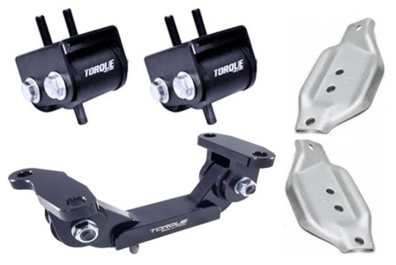 Torque Solution Engine/Transmission Mount Kit w/ OEM Mount Plates: 02-14 Subaru WRX / 04+ STI - TS-SU-250.2-PL