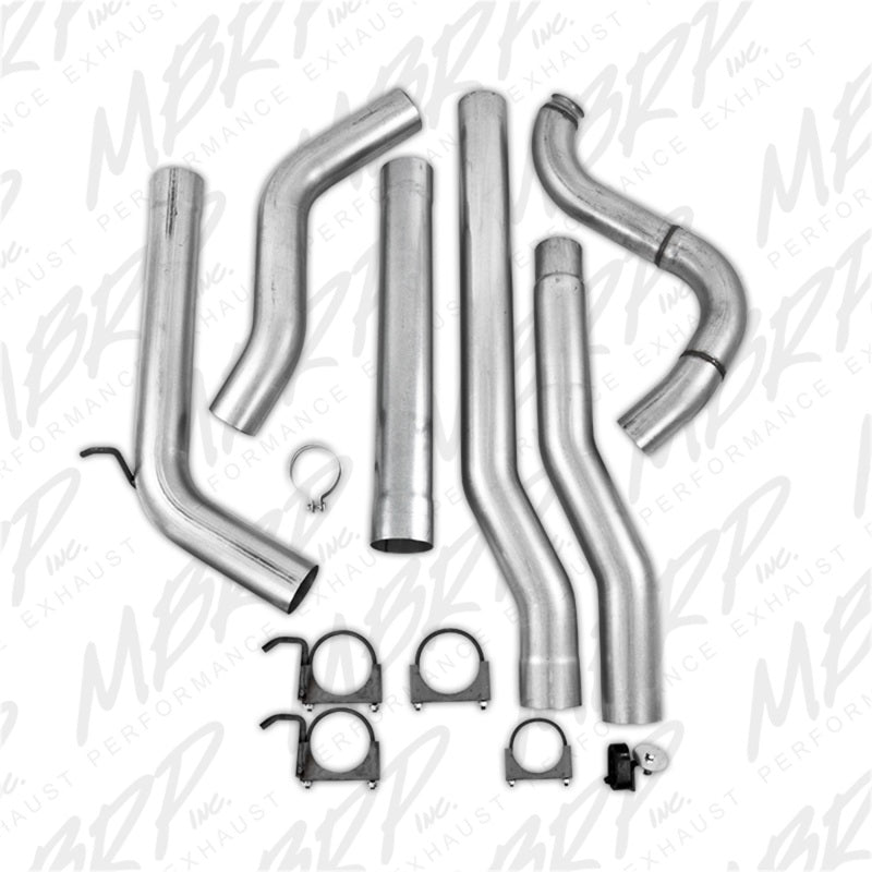 MBRP 88-93 Dodge 2500/3500 Cummins 4WD Turbo Back Single Side Exit No Muffler PLM Series Exhaust - S6150PLM