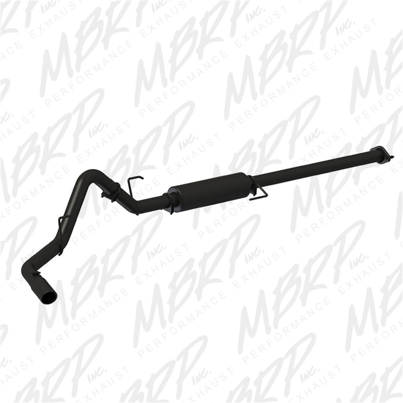 MBRP 2015 Ford F-150 2.7L / 3.5L EcoBoost 3in Cat Back Single Side Black Exhaust System - S5253BLK