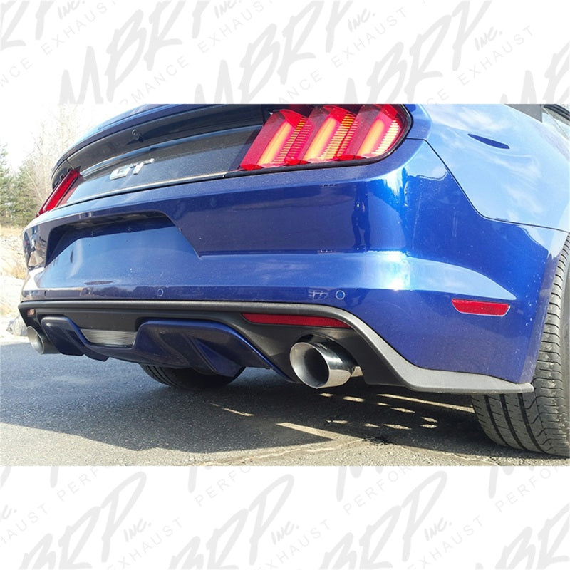 MBRP 2015-2017 Ford Mustang GT 5.0 2-1/2in Axle Back Kit 304 - 4in OD Tips Included - S7276304