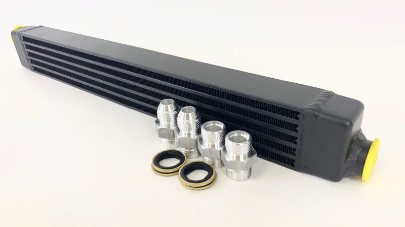 CSF 82-94 BMW 3 Series (E30) High Performance Oil Cooler w/-10AN Male &amp; OEM Fittings