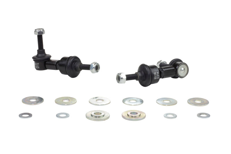 Whiteline 89-98 Nissan 240SX S13 &amp; S14 Front Swaybar link kit-adjustable ball end links - KLC107