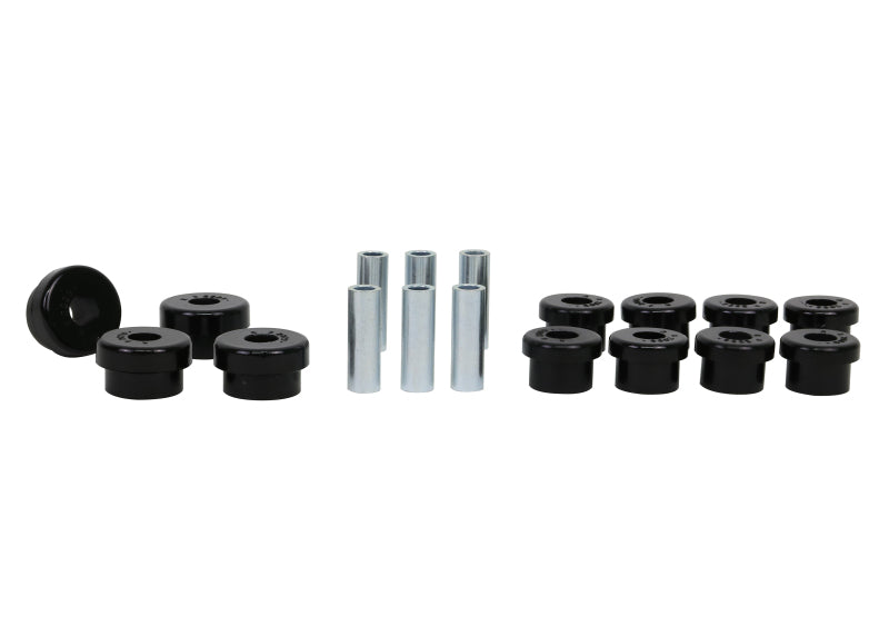 Whiteline Plus 88-00 Honda Civic / 88-9/95 CRX Rear Control Arm - Lower Inner &amp; Outer Bushing Kit - W62005