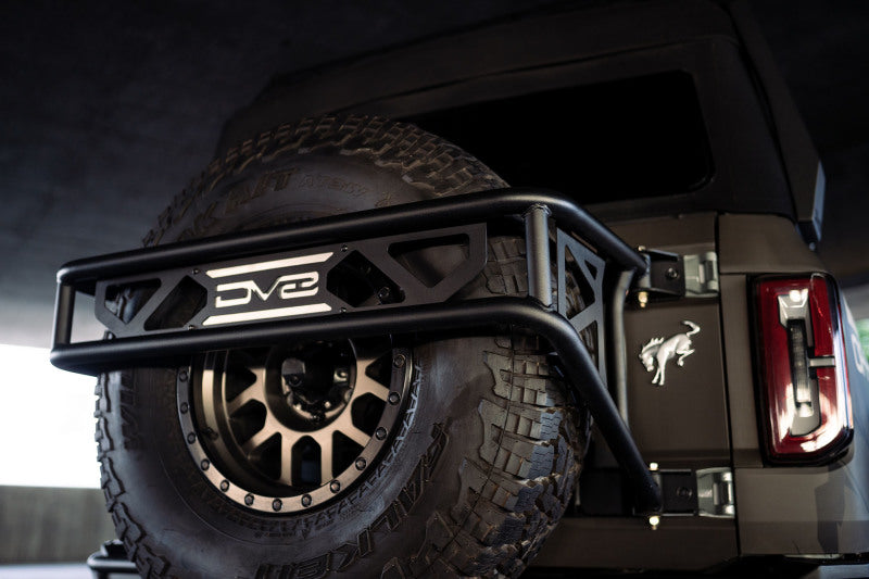 DV8 Offroad 21-23 Ford Bronco Spare Tire Guard &amp; Accessory Mount