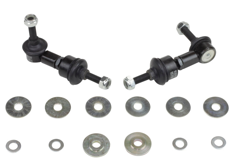 Whiteline 89-98 Nissan 240SX S13 &amp; S14 Front Swaybar link kit-adjustable ball end links - KLC107