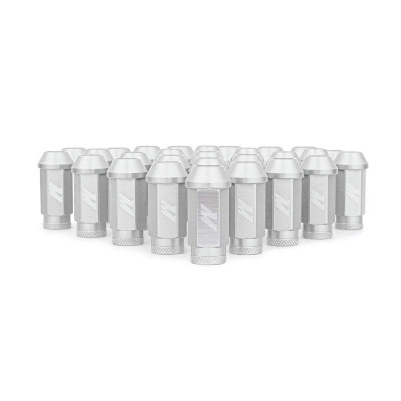 Mishimoto Aluminum Locking Lug Nuts M12x1.5 27pc Set Silver - MMLG-15-27LSL