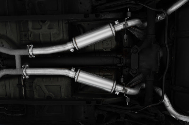 MBRP 99-04 Ford Mustang GT/Mach 1 2.5in Dual Split Rear AL Catback Exhaust w/ 3.5in Dual Wall Tips - S7221AL