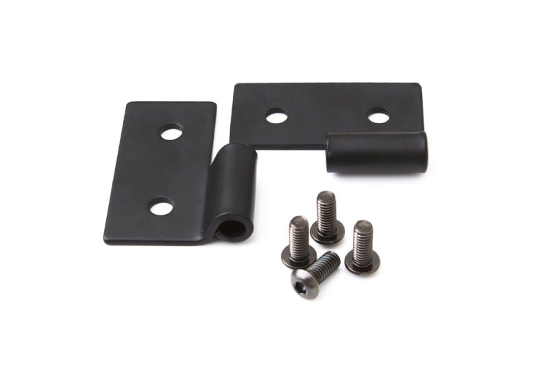 Rampage 1976-1983 Jeep CJ5 Lower Door Hinge Brackets - Black