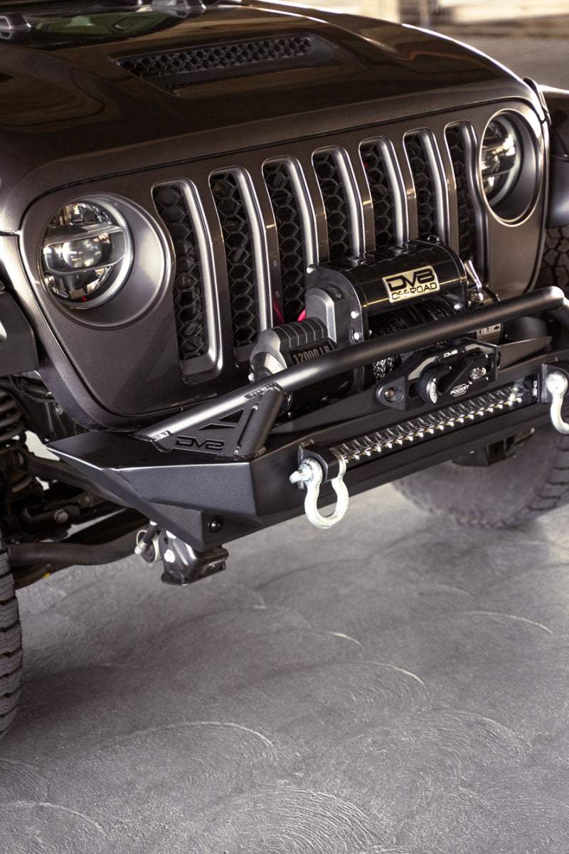 DV8 Offroad 07-23 Jeep Wrangler JK/JL &amp; Gladiator JT FS-1 Series Stubby Front Bumper