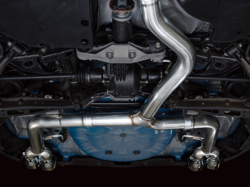 AWE Tuning 2022+ VB Subaru WRX Track Edition Exhaust - Chrome Silver Tips