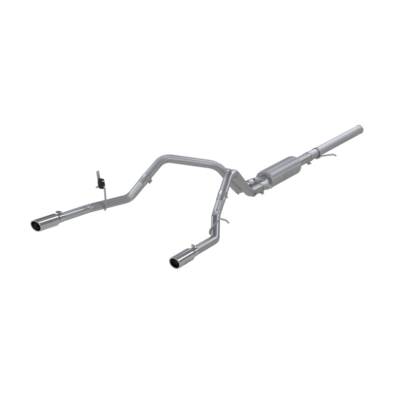 MBRP 14 Chevy/GMC 1500 Silverado/Sierra 4.3L V6/5.3L V8 Dual Split Rear T409 3in Cat Back Exhaust - S5084409