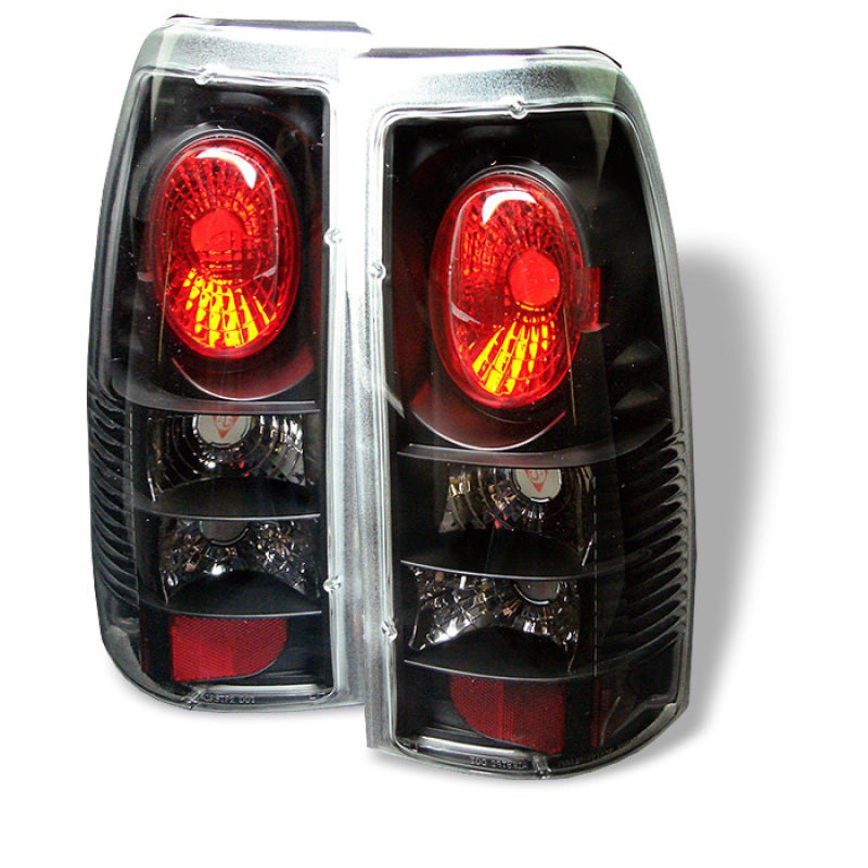 Spyder Chevy Silverado 1500/2500 99-02 (Not Stepside) Euro Style Tail Lights Blk ALT-YD-CS99-BK