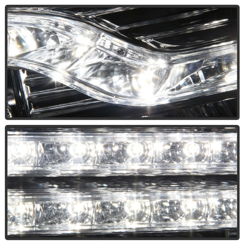 Spyder Chevy Silverado 1500 07-13 V2 Projector Headlights - LED DRL - Chrome PRO-YD-CS07V2-DRL-C