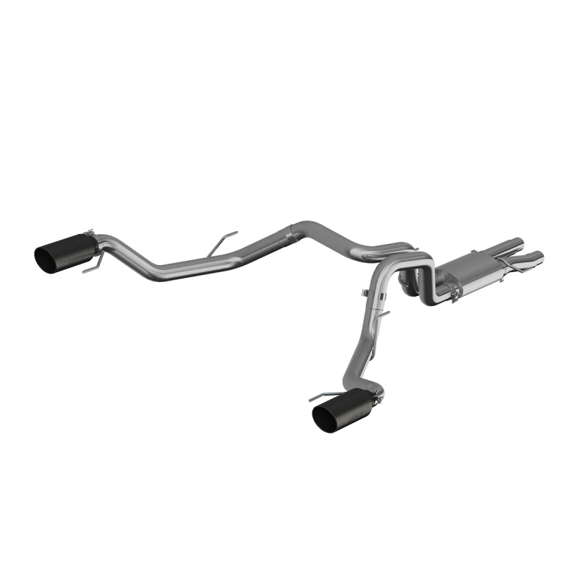 MBRP 17-20 Ford F-150 Raptor 3.5L Ecoboost Dual Rear Exit T409 3in Resonater Back Exhaust System - S5264409