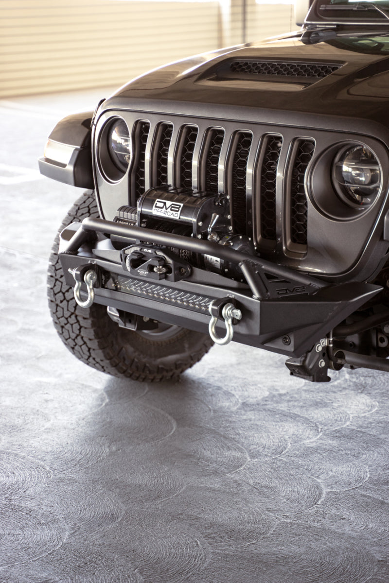 DV8 Offroad 07-23 Jeep Wrangler JK/JL &amp; Gladiator JT FS-1 Series Stubby Front Bumper