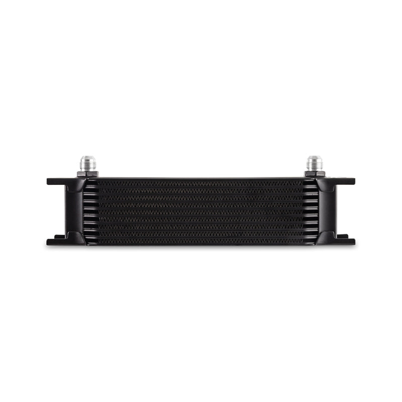 Mishimoto Universal -8AN 10 Row Oil Cooler - Black - MMOC-10-8BK