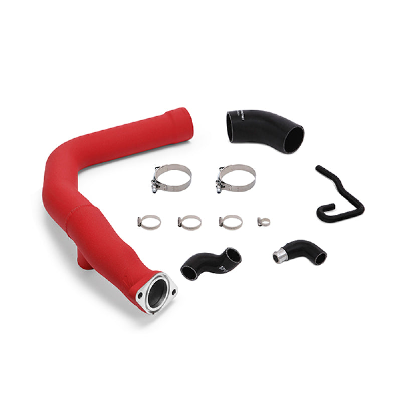 Mishimoto 2015 Subaru WRX Charge Pipe Kit - Wrinkle Red - MMICP-WRX-15WRD