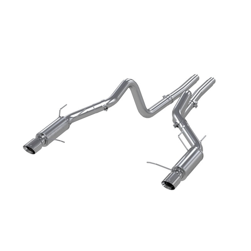 MBRP 11-14 Ford Mustang GT 5.0L Dual Split Rear Race Version T409 3in Cat Back Exhaust System - S7264409