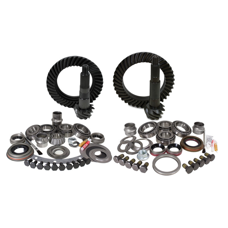 Yukon Gear &amp; Install Kit Package For Jeep TJ w/ Dana 30 Front/Model 35 Rear in a 4.56 Ratio