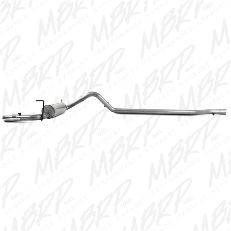 MBRP 2007-2009 Jeep Wrangler 4dr 3.8L V6 Cat Back Single - S5502AL