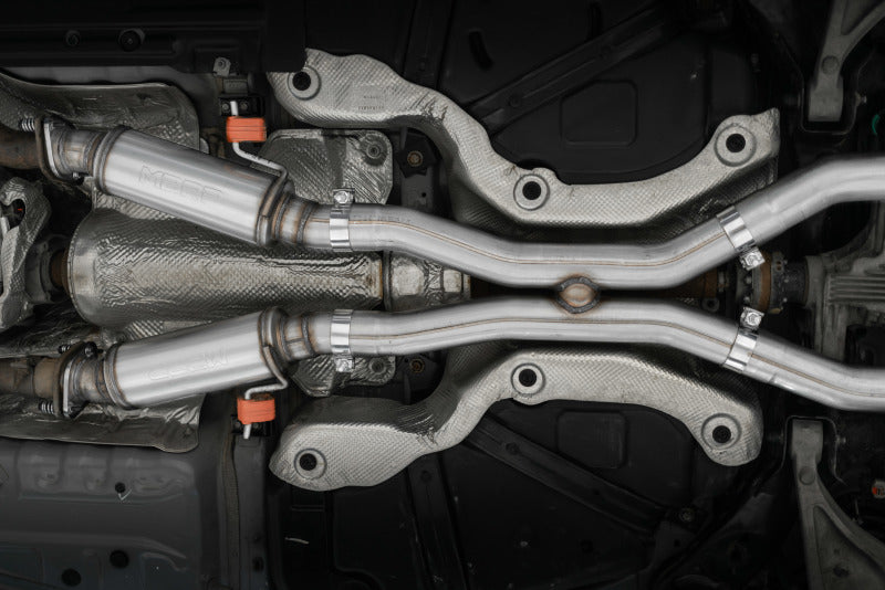 MBRP 2012+ Jeep Grand Cherokee SRT 6.4L 3in Dual Rear Exit Aluminized Catback Exhaust - T304 Tips - S5525AL