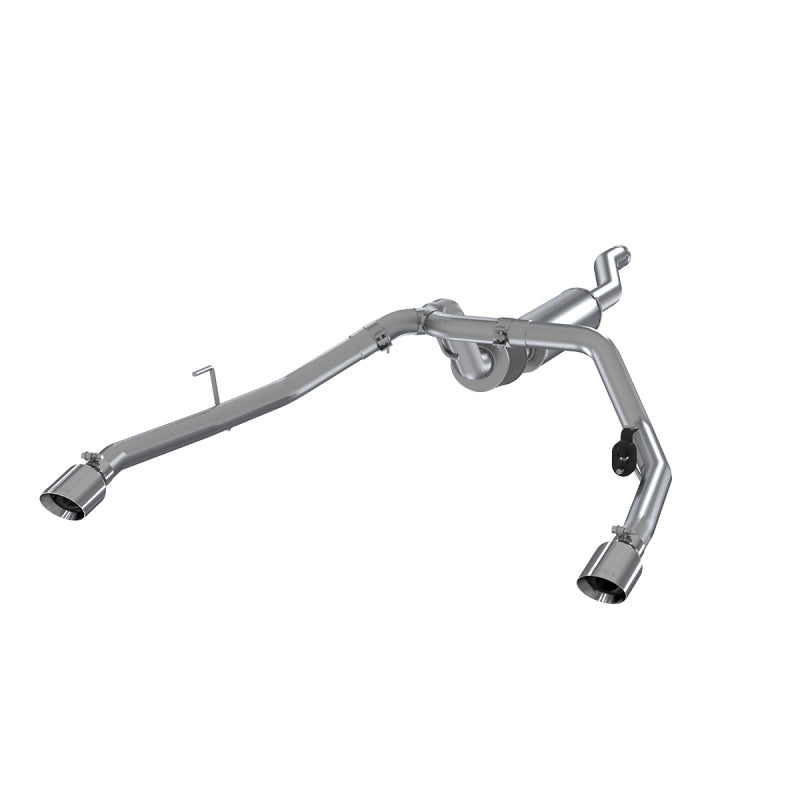 MBRP 2020 Jeep Gladiator 3.6L 2.5in Dual Rear Exit Cat Back Exhaust Aluminized - S5538AL