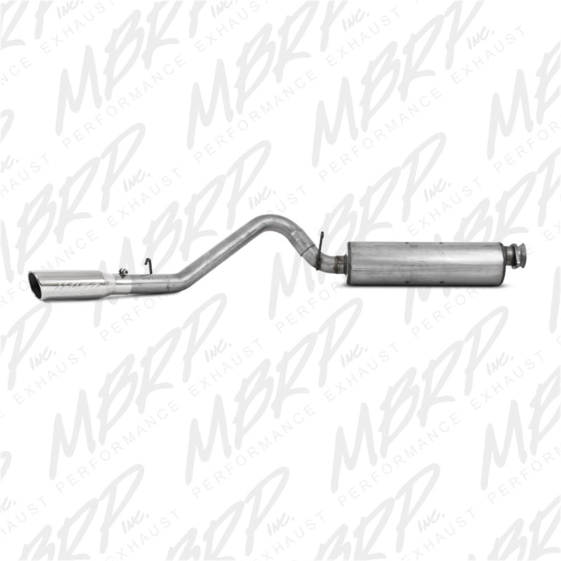 MBRP 2000-2006 Jeep Wrangler (JK) Inline-4 2.5L Inline-6 4.0L Cat Back Single Side - S5500AL