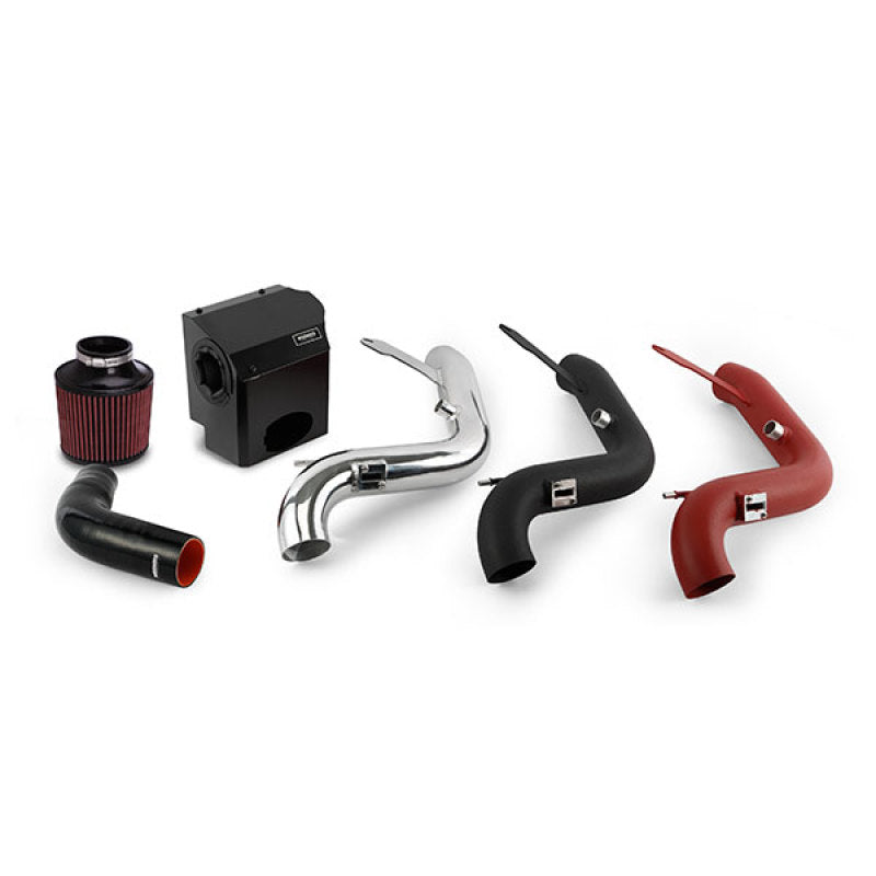 Mishimoto 14-15 Ford Fiesta ST 1.6L Performance Air Intake Kit - Wrinkle Red - MMAI-FIST-14WRD