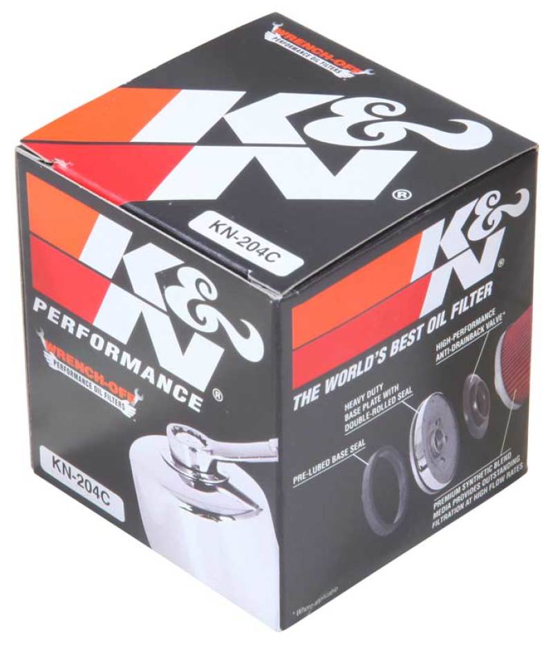 K&amp;N Honda / Kawasaki / Arctic Cat / Suzuki / Triumph / Yamaha 2.688in OD x 2.969in H Oil Filter